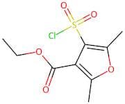 Ethyl 4-(chlorosulphonyl)-2,5-dimethyl-3-furoate