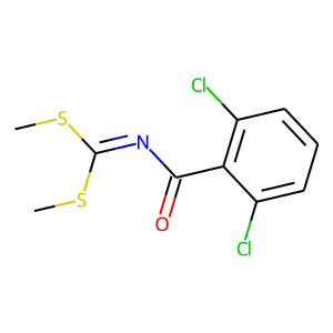methyl N-(2,6-dichlorobenzoyl)-(methylthio)methanimidothioate