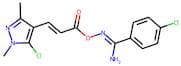 O1-[3-(5-chloro-1,3-dimethyl-1H-pyrazol-4-yl)acryloyl]-4-chlorobenzene-1-carbohydroximamide