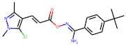 O1-[3-(5-chloro-1,3-dimethyl-1H-pyrazol-4-yl)acryloyl]-4-(tert-butyl)benzene-1-carbohydroximamide