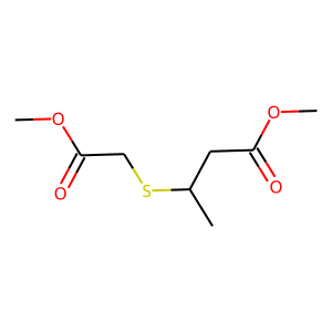 methyl 3-[(2-methoxy-2-oxoethyl)thio]butanoate