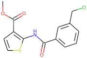 Methyl 2-{[3-(chloromethyl)benzoyl]amino}thiophene-3-carboxylate