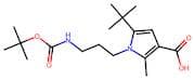 1-(3-Aminoprop-1-yl)-5-(tert-butyl)-2-methyl-1H-pyrrole-3-carboxylic acid, 1-BOC protected