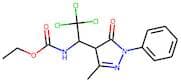 ethyl N-[2,2,2-trichloro-1-(3-methyl-5-oxo-1-phenyl-4,5-dihydro-1H-pyrazol-4-yl)ethyl]carbamate