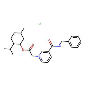 2-isopropyl-5-methylcyclohexyl 2-{3-[(benzylamino)carbonyl]pyridinium-1-yl}acetate chloride
