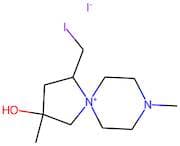 3-hydroxy-1-(iodomethyl)-3,8-dimethyl-8-aza-5-azoniaspiro[4.5]decane iodide
