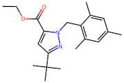 Ethyl 3-(tert-butyl)-1-(2,4,6-trimethylbenzyl)-1H-pyrazole-5-carboxylate