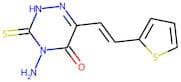 4-amino-6-[2-(2-thienyl)vinyl]-3-thioxo-3,4-dihydro-1,2,4-triazin-5(2H)-one