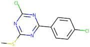 2-chloro-4-(4-chlorophenyl)-6-(methylthio)-1,3,5-triazine