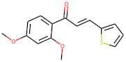 1-(2,4-dimethoxyphenyl)-3-(2-thienyl)prop-2-en-1-one