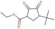Ethyl 1-(tert-butyl)-4,5-dioxopyrrolidine-3-carboxylate