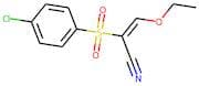 2-[(4-Chlorophenyl)sulphonyl]-3-ethoxyacrylonitrile