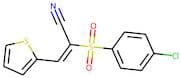 2-[(4-chlorophenyl)sulphonyl]-3-(2-thienyl)acrylonitrile