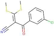 2-(3-chlorobenzoyl)-3,3-di(methylthio)acrylonitrile