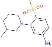 3-(3-Methylpiperidin-1-yl)-4-(methylsulphonyl)aniline