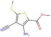 Methyl 3-amino-4-cyano-5-(methylthio)thiophene-2-carboxylate