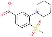 4-(Methylsulphonyl)-3-piperidin-1-ylbenzoic acid