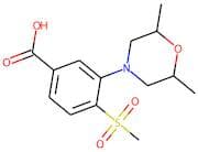 3-(2,6-Dimethylmorpholin-4-yl)-4-(methylsulphonyl)benzoic acid