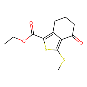 Ethyl 3-(methylsulphanyl)-4-oxo-4,5,6,7-tetrahydrobenzo[c]thiophene-1-carboxylate