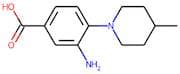 3-Amino-4-(4-methylpiperidin-1-yl)benzoic acid