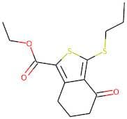 ethyl 4-oxo-3-(propylthio)-4,5,6,7-tetrahydrobenzo[c]thiophene-1-carboxylate