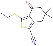 3-(ethylthio)-6,6-dimethyl-4-oxo-4,5,6,7-tetrahydrobenzo[c]thiophene-1-carbonitrile