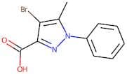 4-Bromo-5-methyl-1-phenyl-1H-pyrazole-3-carboxylic acid