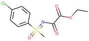 ethyl 2-{[1-(4-chlorophenyl)-1-methyl-1-oxo-λ~6~-sulphanylidene]amino}-2-oxoacetate