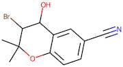 3-bromo-4-hydroxy-2,2-dimethylchromane-6-carbonitrile