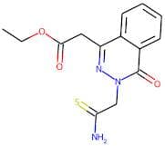 Ethyl 2-[3-(2-amino-2-thioxoethyl)-4-oxo-3,4-dihydrophthalazin-1-yl]acetate