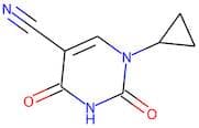 1-cyclopropyl-2,4-dioxo-1,2,3,4-tetrahydropyrimidine-5-carbonitrile