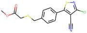 methyl 2-{[4-(3-chloro-4-cyanoisothiazol-5-yl)benzyl]thio}acetate