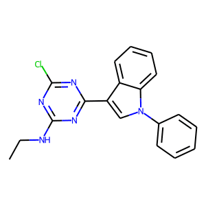 4-Chloro-N-ethyl-6-(1-phenyl-1H-indol-3-yl)-1,3,5-triazin-2-amine