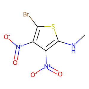 N2-methyl-5-bromo-3,4-dinitrothiophen-2-amine