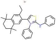 2-anilino-4-(3-ethyl-5,5,8,8-tetramethyl-5,6,7,8-tetrahydronaphthalen-2-yl)-3-phenyl-1,3-thiazol-3…