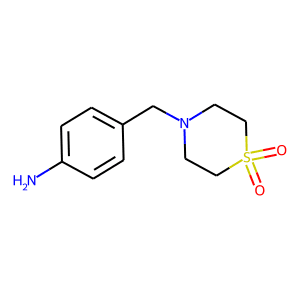 4-[(1,1-Dioxidothiomorpholin-4-yl)methyl]aniline