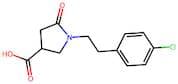 1-[2-(4-Chlorophenyl)ethyl]-5-oxopyrrolidine-3-carboxylic acid