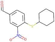 4-(Cyclohexylthio)-3-nitrobenzaldehyde