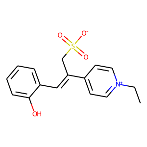 2-(1-ethylpyridinium-4-yl)-3-(2-hydroxyphenyl)prop-2-ene-1-sulphonate