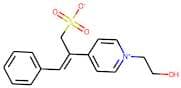 2-[1-(2-hydroxyethyl)pyridinium-4-yl]-3-phenylprop-2-ene-1-sulphonate