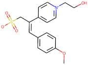 2-[1-(2-hydroxyethyl)pyridinium-4-yl]-3-(4-methoxyphenyl)prop-2-ene-1-sulphonate