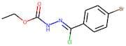 ethyl 2-[(4-bromophenyl)(chloro)methylidene]hydrazine-1-carboxylate