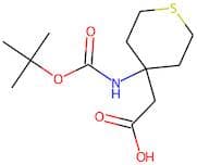 [4-Amino(tetrahydro-2H-thiopyran-4-yl)]acetic acid, N-BOC protected