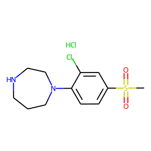 1-[2-Chloro-4-(methylsulphonyl)phenyl]homopiperazine hydrochloride