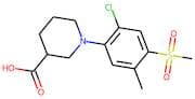 1-[2-Chloro-5-methyl-4-(methylsulphonyl)phenyl]piperidine-3-carboxylic acid