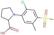 1-[2-Chloro-5-methyl-4-(methylsulphonyl)phenyl]pyrrolidine-2-carboxylic acid
