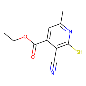 Ethyl 3-cyano-6-methyl-2-sulphanylisonicotinate