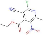 ethyl 2-chloro-3-cyano-6-methyl-5-nitroisonicotinate
