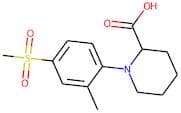 1-[2-Methyl-4-(methylsulphonyl)phenyl]piperidine-2-carboxylic acid