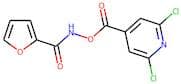 N-[(2,6-dichloroisonicotinoyl)oxy]-2-furamide
